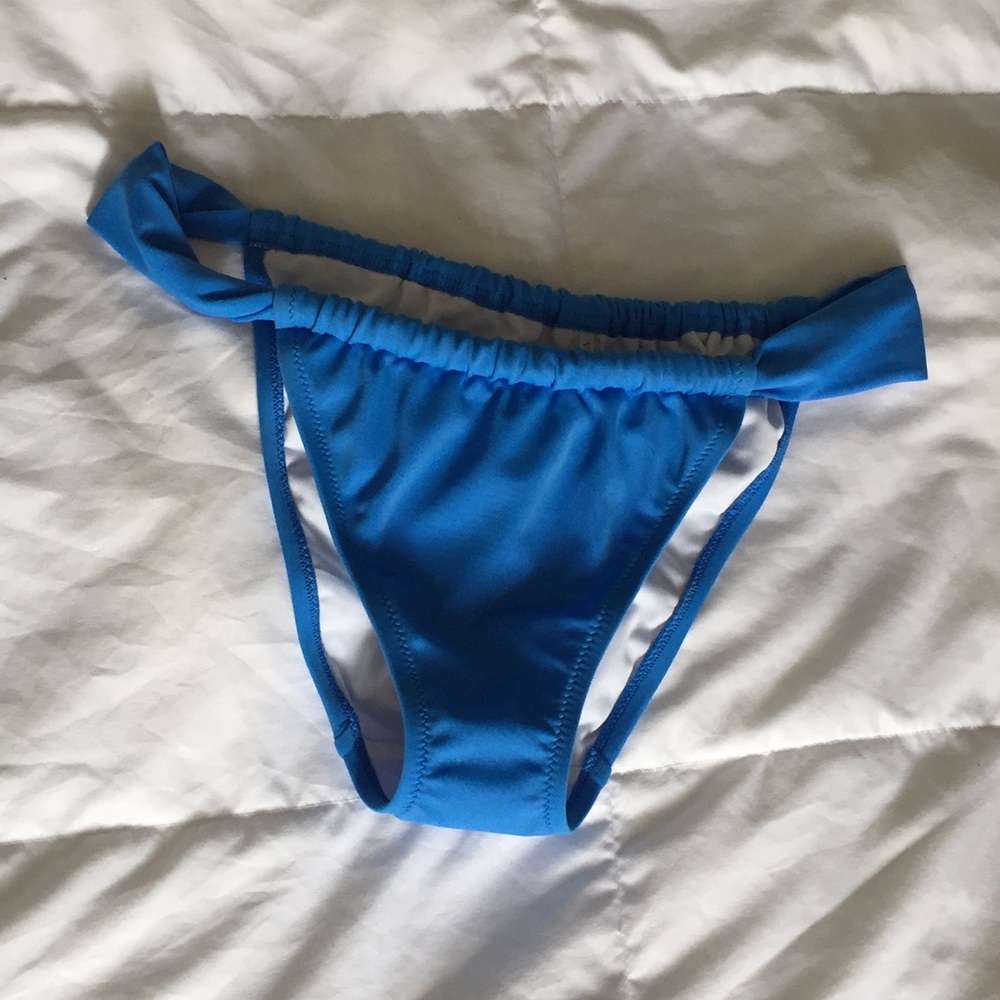NEW Victoria's Secret blue bikini bottom